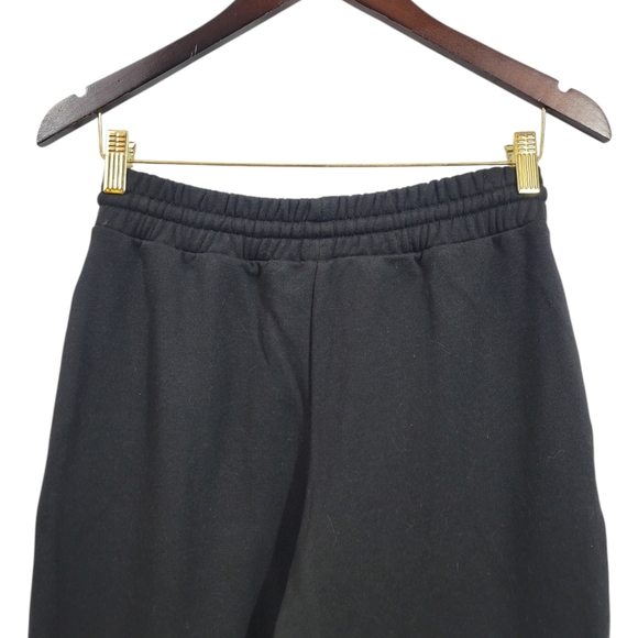 NEW Forever 21 Black Sweatshirt Crop Top & High Rise Sweatpants 2 PC Set Medium - Picture 7 of 16